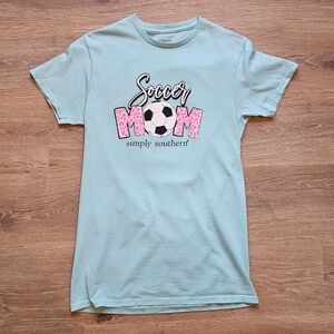 Simply Southern Soccer Mom Short Sleeve T Shirt S